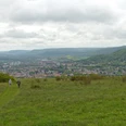 Ausblick auf Sondershausen vom Frauenberg.