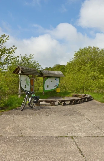 Im Nationalpark Hainich gibt es zahlreiche Rastmöglichkeiten.