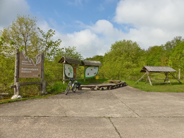 Im Nationalpark Hainich gibt es zahlreiche Rastmöglichkeiten.
