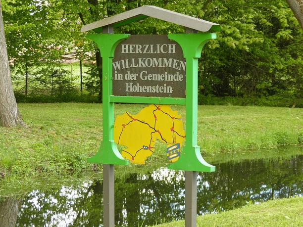 Aushängeschild für die Gemeinde Hohenstein.