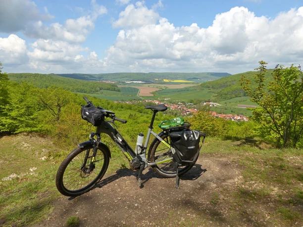 Aussichtspunkt "Gelbe Klippe" in den Bleicheröder Bergen.