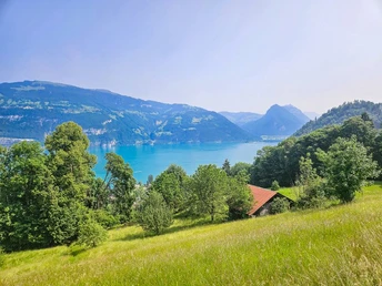 Blick zum Harder Kulm