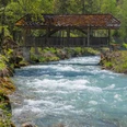 Holzbrücke über dem Fildrich.