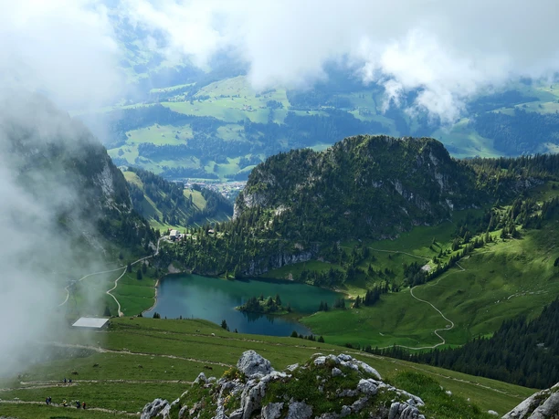 Aussicht vom Stockhorn.