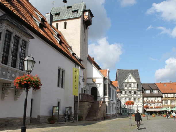 Marktplatz und Rathaus Bad Gandersheim