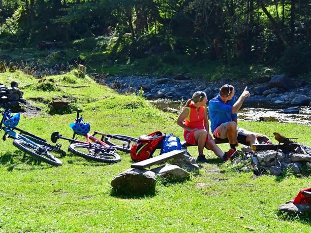 Pause vom Biken in Aeschi
