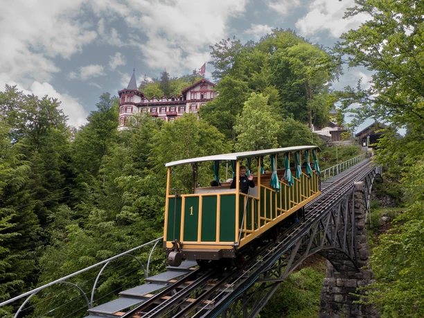 Nostalgie-Standseilbahn Giessbach