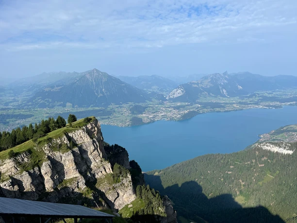 Aussicht vom Niederhorn
