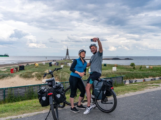 Ziel: Kugelbake Cuxhaven