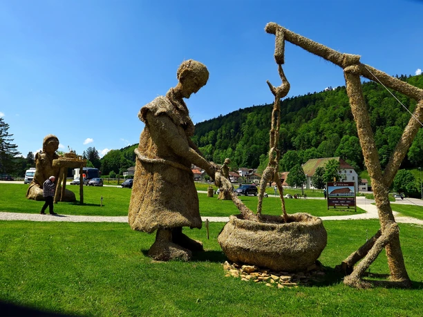 At the Maison de la Tête de Moine in Bellelay.