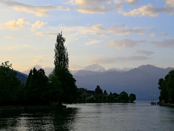 Au lac de Thoune près de Thun.