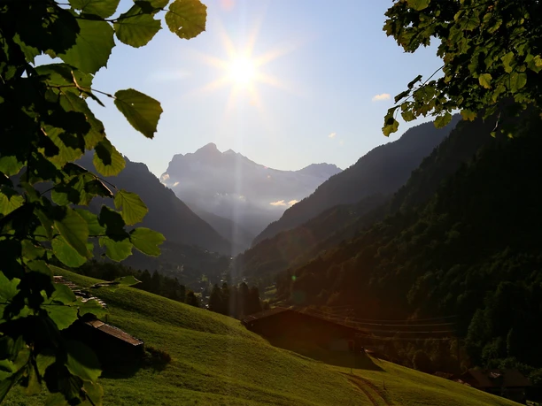 View into the Lauterbrunnen Valley.