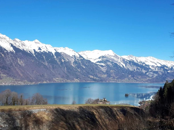 Oberhalb Bönigen, blick auf den Brienzersee