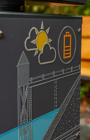 Welterbe-Erkenntnisweg - Wasserkraft - Früher und Heute - Station Energie Speichern