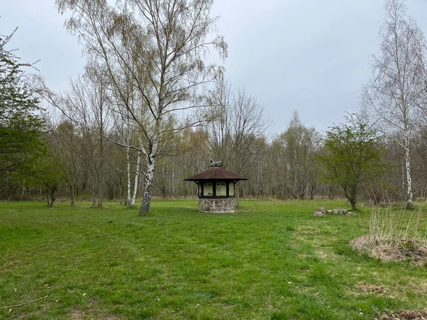 The green area of the first natural healing center in Germany