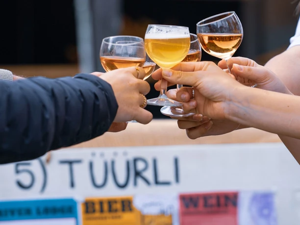 Posten 5 der Degustationswanderung Tüürli