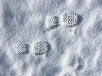 Spuren im Schnee