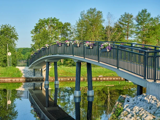 Brücke zum See Bad Bederkesa