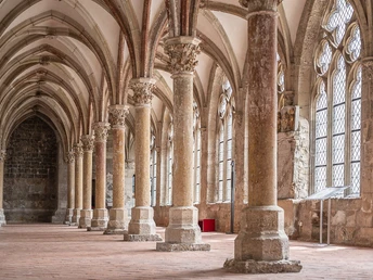 Blick in die Ausstellung Kloster Walkenried