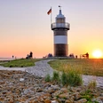 Sonnenuntergang Wurster Nordseeküste, Wremen