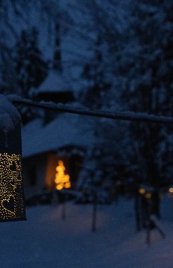 Nighttime Büchsenweg on the Grimmialp