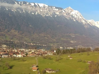 Vue depuis la Haslerenegg sur Bönigen
