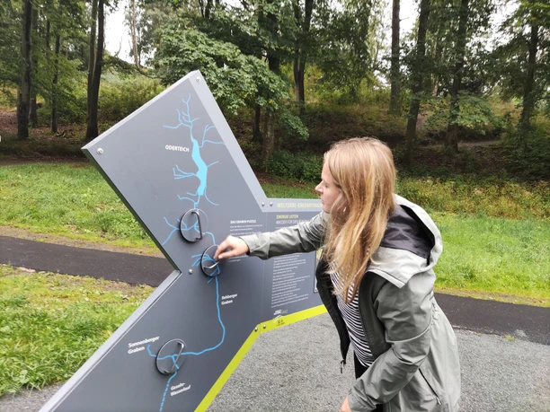 Welterbe-Erkenntnisweg - Wasserkraft - Früher und Heute