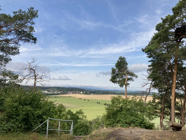 Ausblick vom Gläsernen Mönch