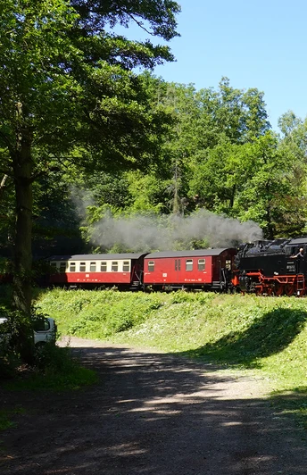 HSB train near the Drahtzug stop