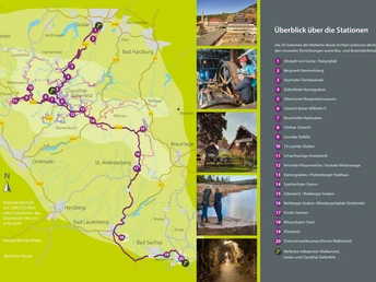 Welterberoute im Harz - Übersichtsplan