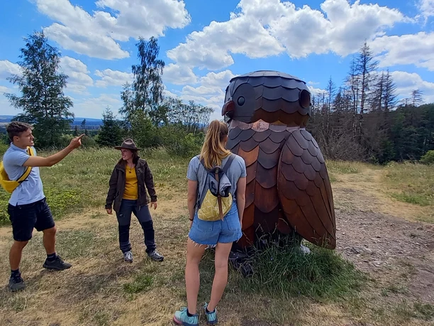 The Listening Owl - Symbol of the Dandelion Discovery Path
