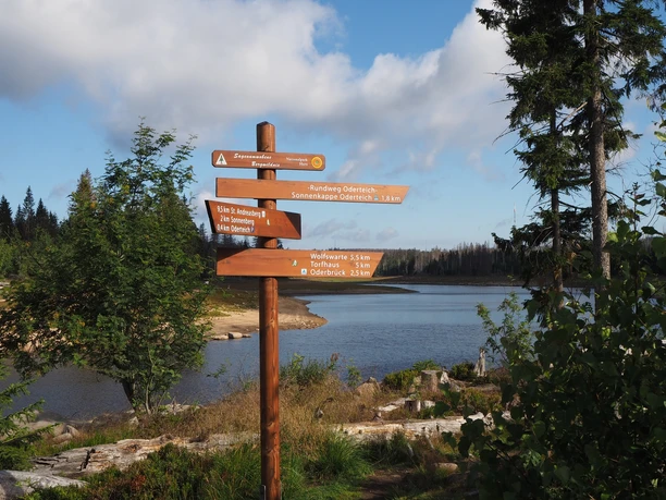 Well guided by the national park signage