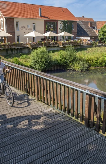 Hasebrücke beim Restaurant Alter Hase, Herzlake