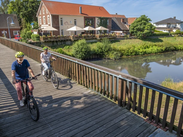 Hasebrücke beim Restaurant Alter Hase, Herzlake