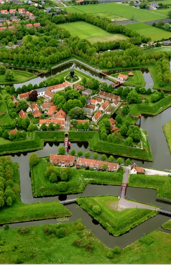 Luftaufnahme Festung Bourtange, Provinz Groningen - NL ©Vesting Bourtange