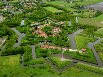 Luftaufnahme Festung Bourtange, Provinz Groningen - NL ©Vesting Bourtange