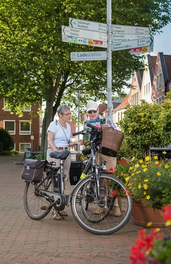 Radfahrer in Lingen