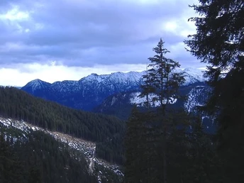 Ausblick beim Abstieg