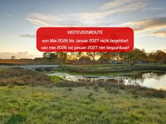 Hinweis Sperrung Weiteveenroute