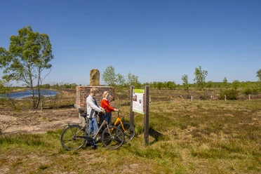 Radfahrer Grenzsteinroute Bargerveen