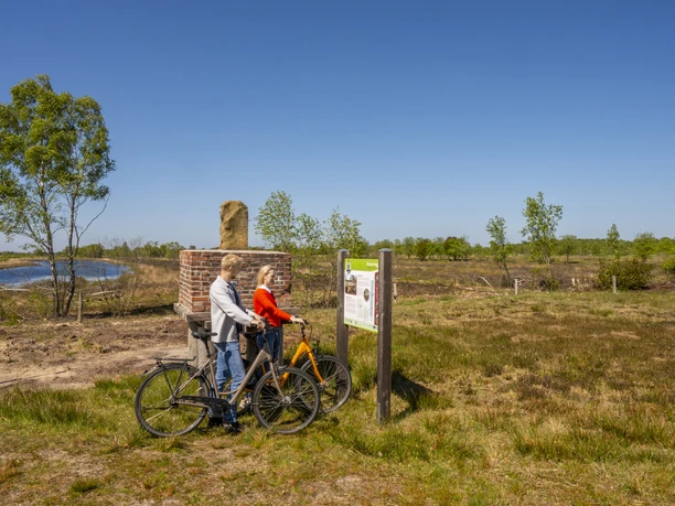 Radfahrer Grenzsteinroute Bargerveen