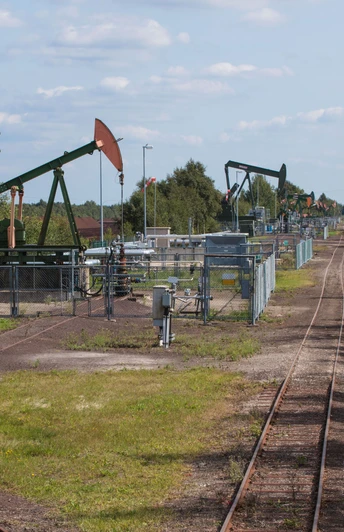 Erdölförderung im Rühlermoor ©Naturpark Moor-Veenland (1).JPG near Twist, Emsland, Lower Saxony, Germany