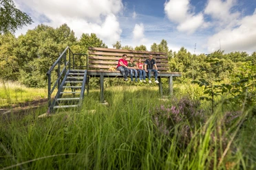 Familienausflug - XXL-Bank im Provinzialmoor ©Emsland Tourismus GmbH (2)