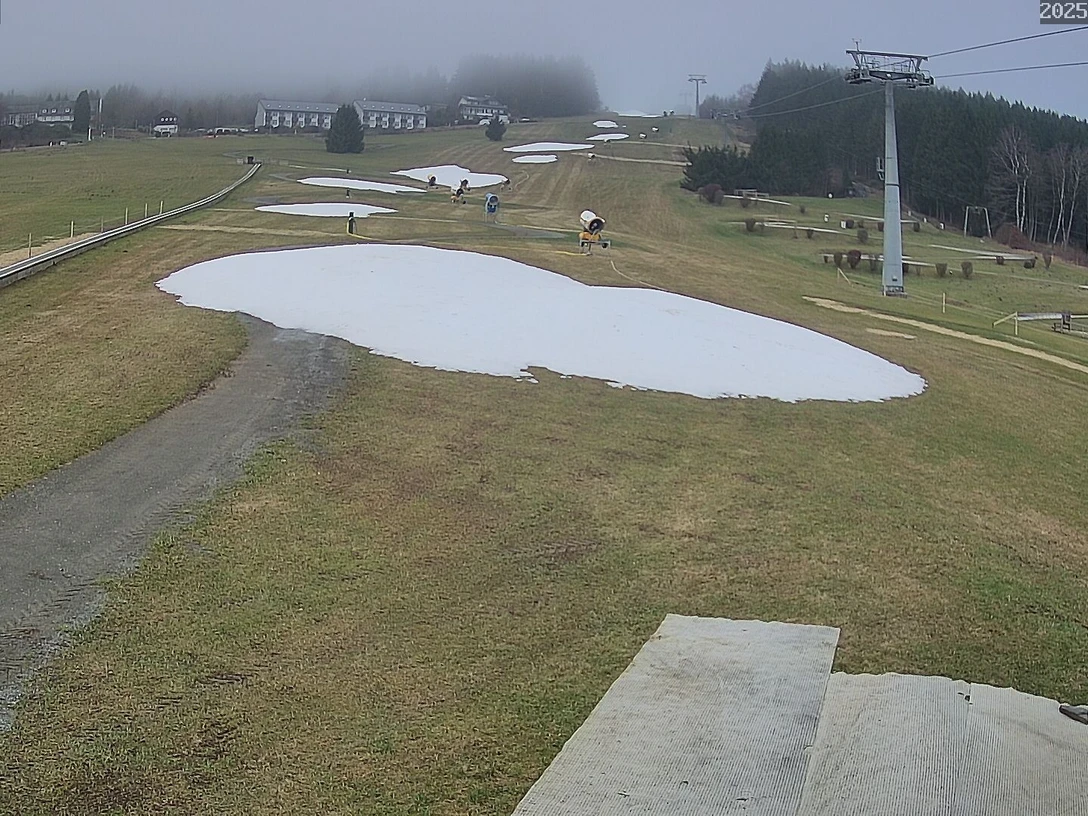 Blick auf die Skipiste Ritzhagen