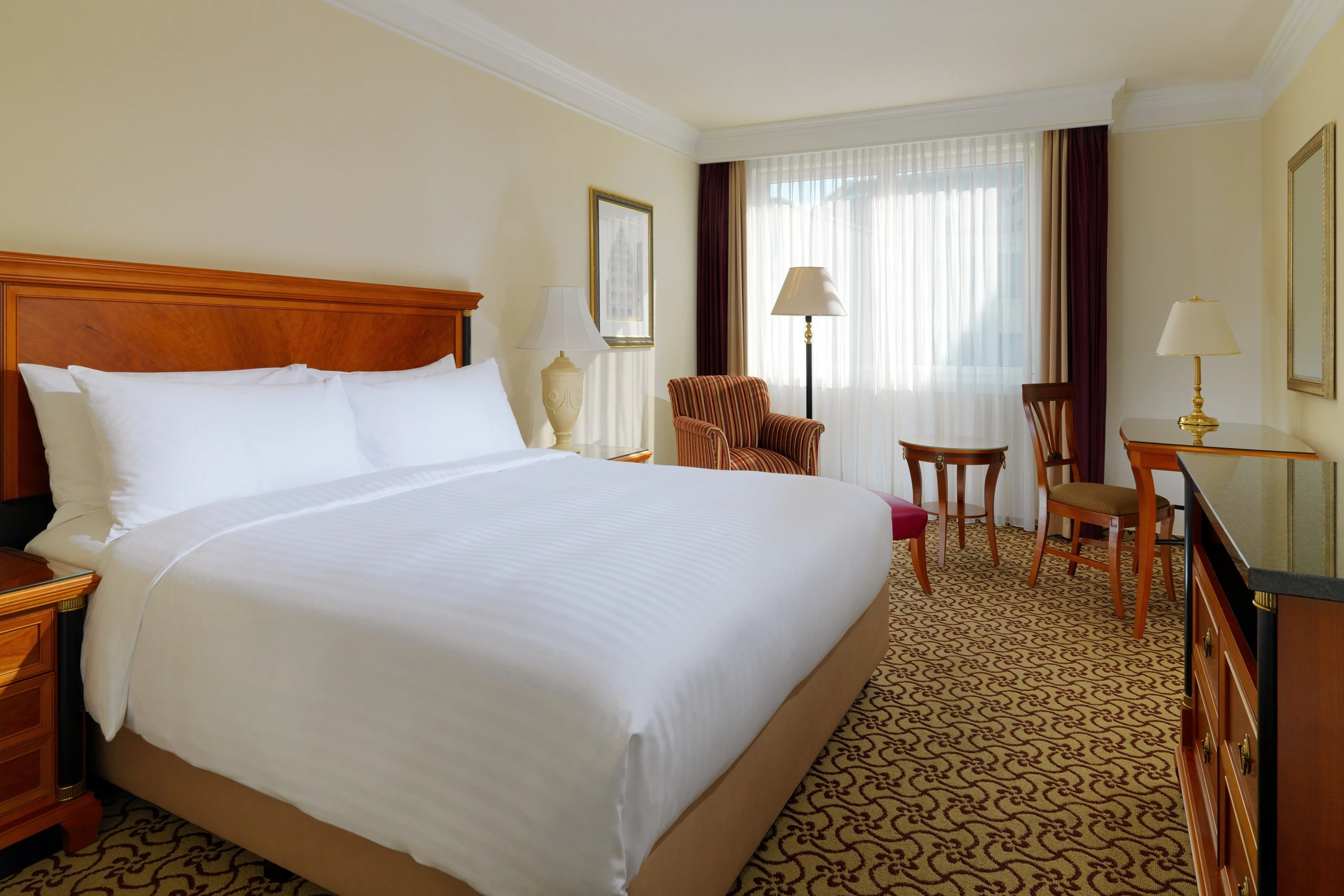 Hotelzimmer im Leipzig Marriott Hotel