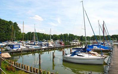 Klub sportów morskich i jachtów Goyatz eV - duża, dobrze wyposażona marina © Christin Drühl