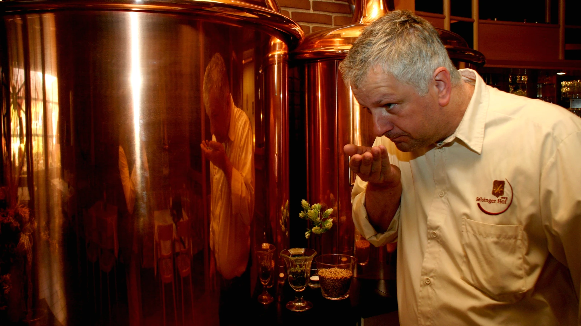 Master brewer Holger Gehrmann at the Selsinger Hof