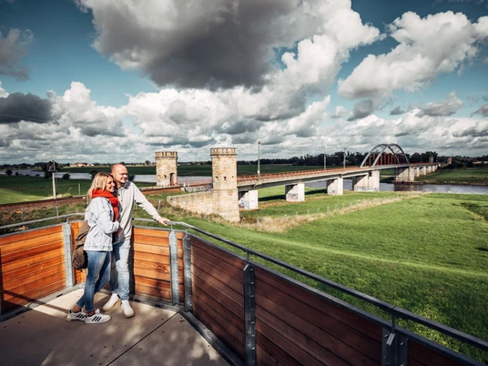 Pohled na Labe z Deichguckeru