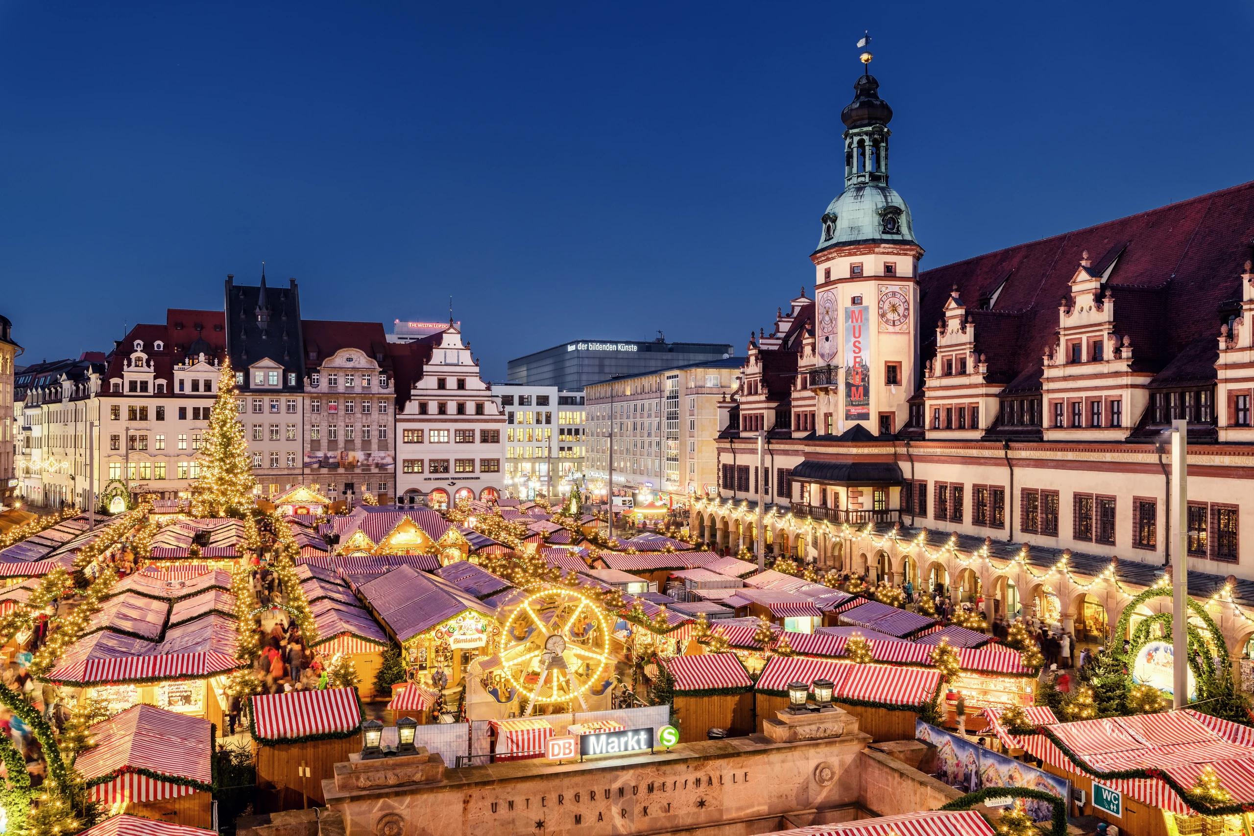 Weihnachtsmarkt Marktplatz ♥ Leipzig Region