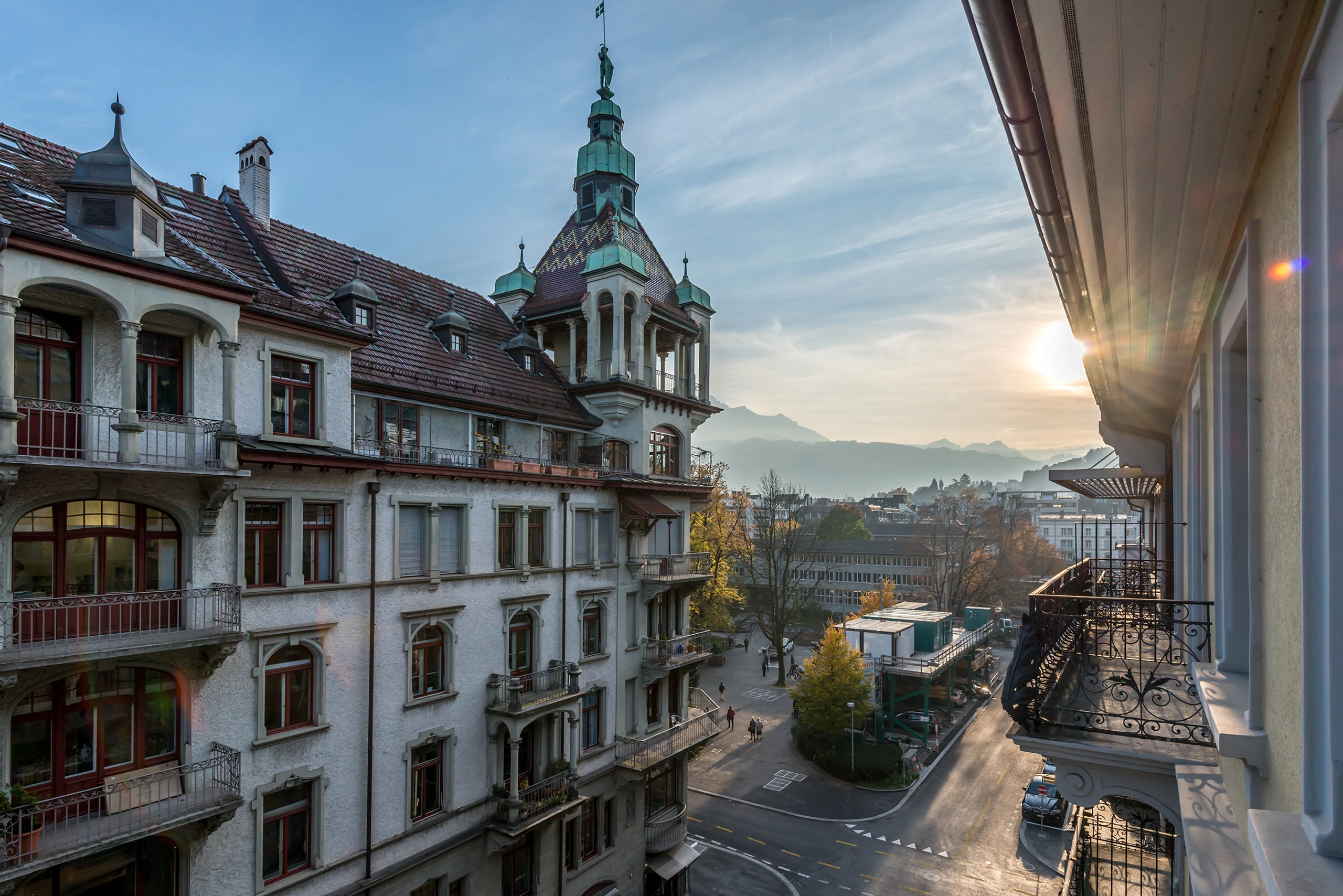 Thiết kế Hotel Alpina Lucerne phong cách urban‑modern